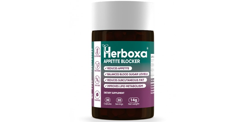 Herboxa® APPETITE BLOCKER | Ta kontroll över din aptit och njut av maten du älskar